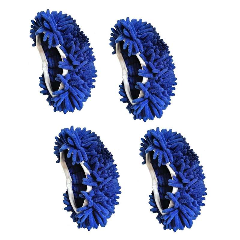 4PCS Reusable Cleaning Pad for Sweeper Mops Home Cleaning Refill Pad Wet&Dry Mopping Microfiber Mop