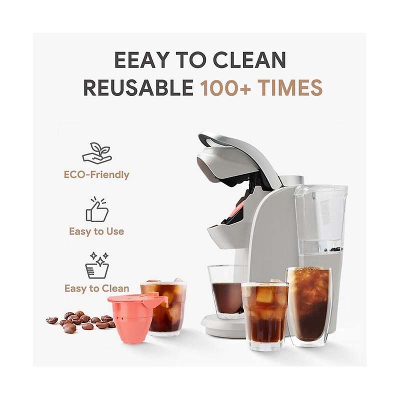 4pcs Reuse Suitable for 2.0 Directly Add Powder Holder All-in-one Machine Coffee Capsule Filter Cup