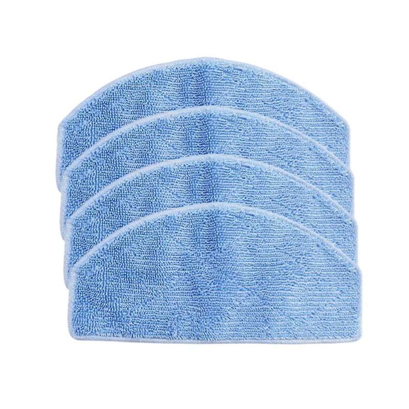 4Pcs Robot Vacuum Mop Pads Wipes Fit for G8000/G8000Pro Robotic Vacuum Cleaner