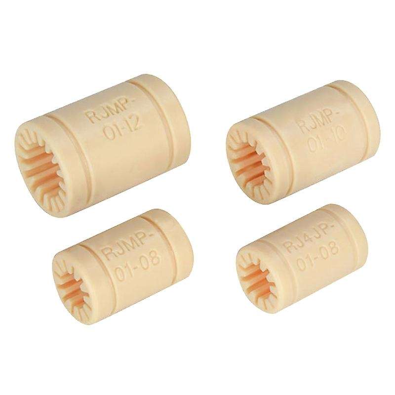 4Pcs RJMP-01 RJ4JP Plastic Linear Bearings Bushing Polymer Bearing Shaft for Mendel 3D Printer DIY P