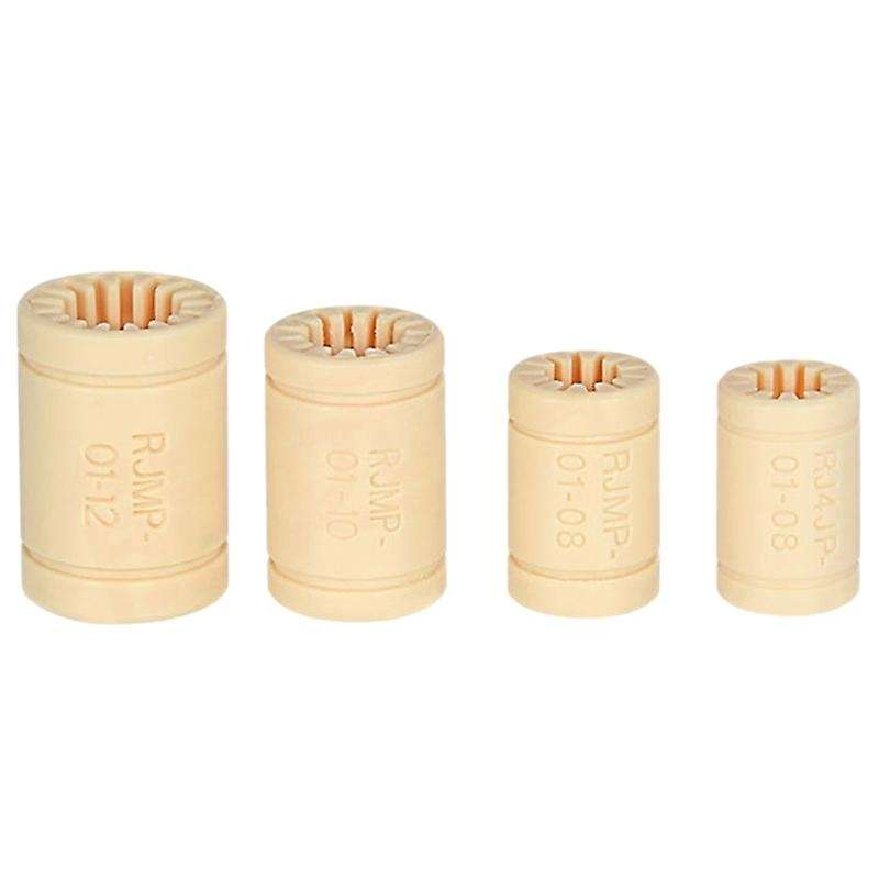 4Pcs RJMP-01 RJ4JP Plastic Linear Bearings Bushing Polymer Bearing Shaft for Mendel 3D Printer DIY P