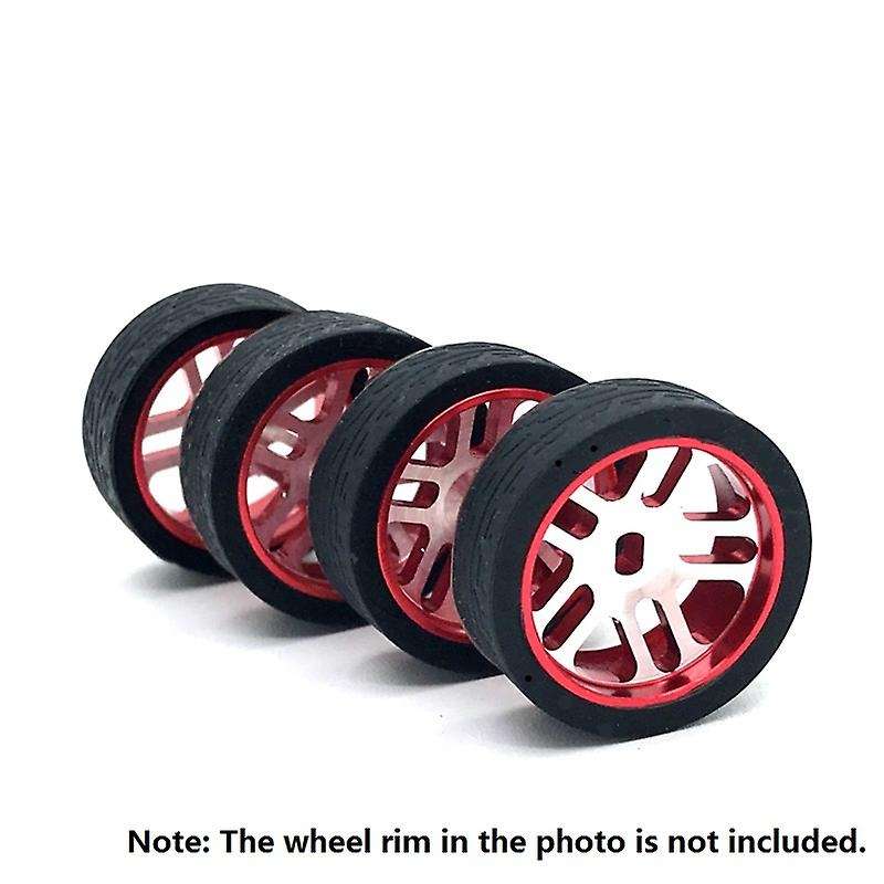4Pcs Rubber Tyre Tires Wheel for Wltoys K969 K989 P929 Iw04M Awd Iw02 Mini-Z Mini-D Mini-Q 1/28 RC