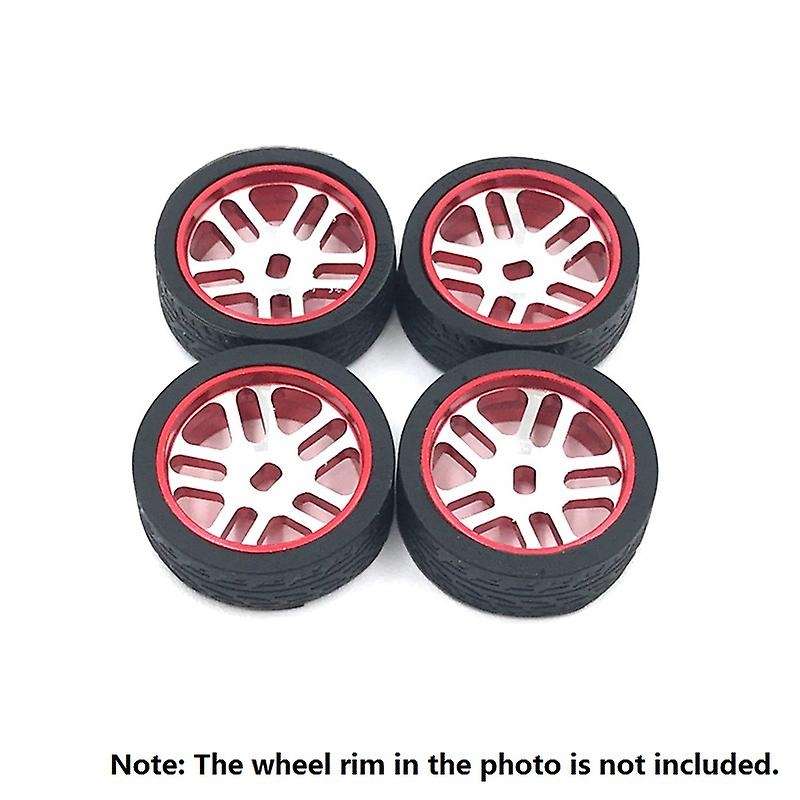 4Pcs Rubber Tyre Tires Wheel for Wltoys K969 K989 P929 Iw04M Awd Iw02 Mini-Z Mini-D Mini-Q 1/28 RC