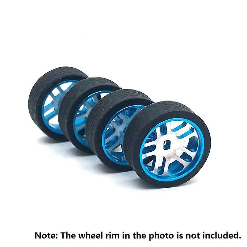 4Pcs Rubber Tyre Tires Wheel for Wltoys K969 K989 P929 Iw04M Awd Iw02 Mini-Z Mini-D Mini-Q 1/28 RC