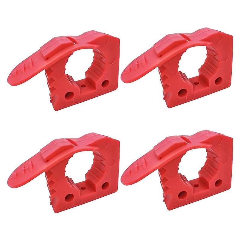 4PCS Rubber Clamp Shovel Holder Quick-Release Clamp Mount Bracket for Off-Road Vehicles Hunting Truc