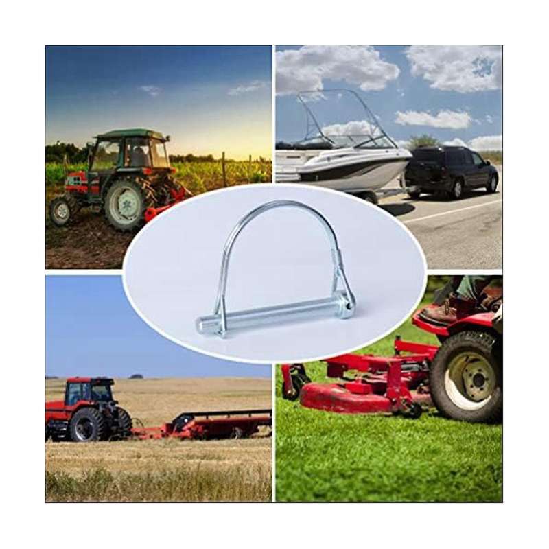 4Pcs Shaft Locking Pin, Safety Coupler Pin Trailer Coupler Pin for Trailers Lawn Garden, Hardware Pi