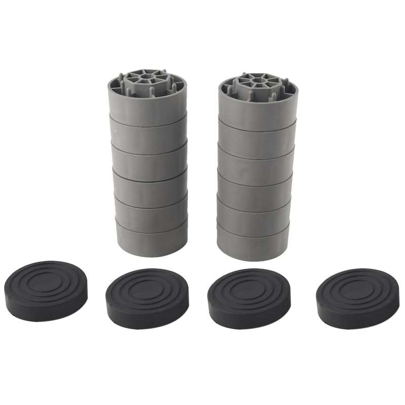 4pcs Shock and Noise Cancelling Washing Machine Support,washer and Dryer Anti-vibration Pads, Washi