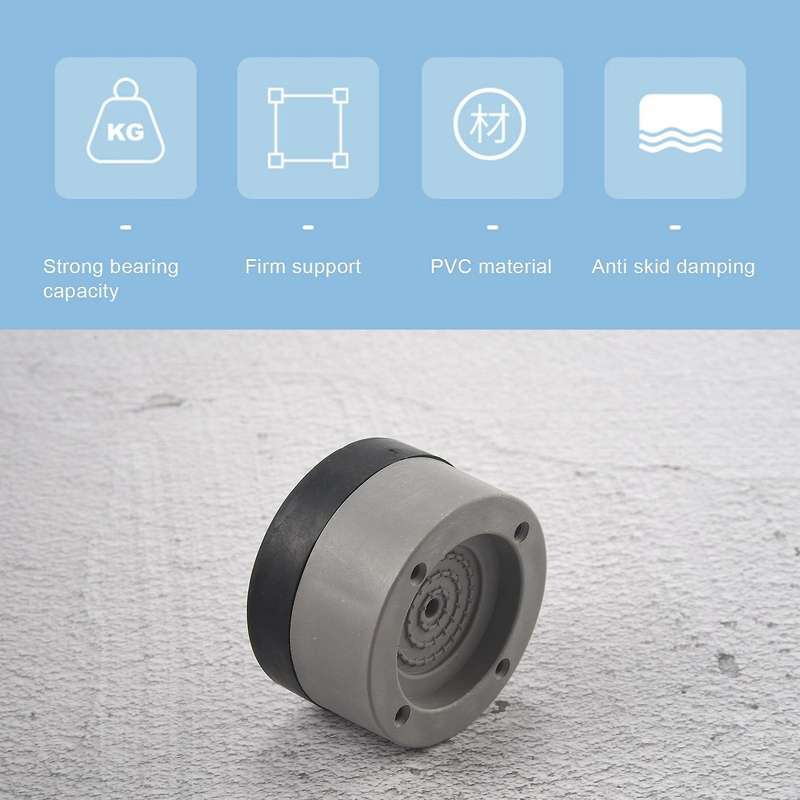 4pcs Shock and Noise Cancelling Washing Machine Support,washer and Dryer Anti-vibration Pads, Washi