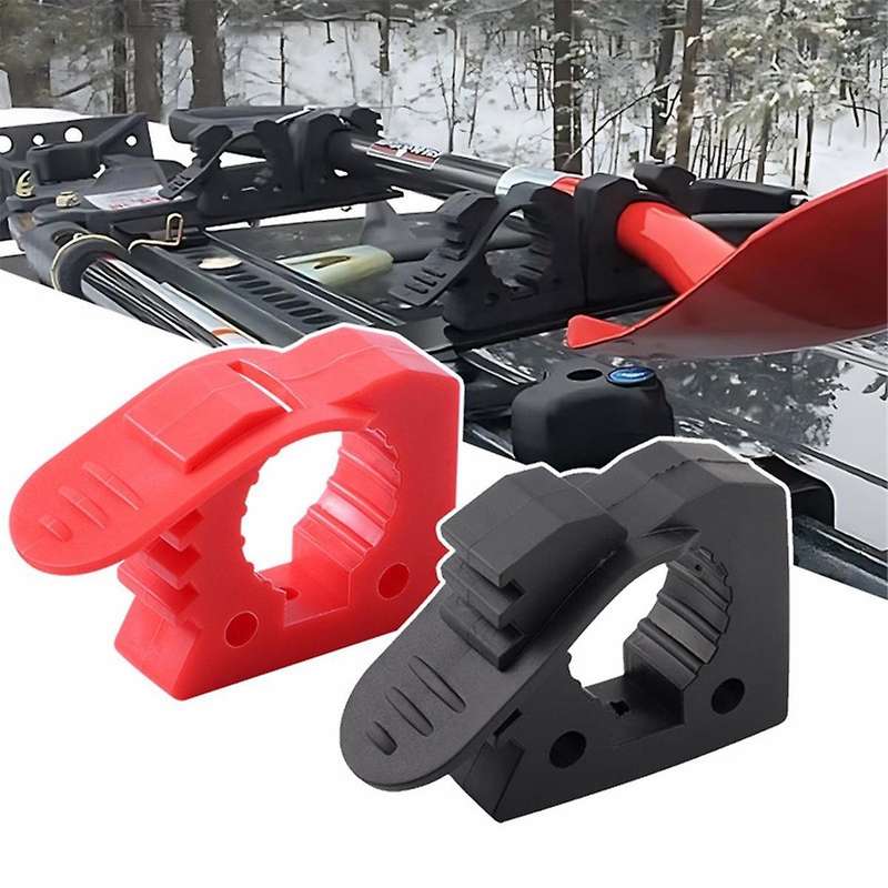 4Pcs Shovel Holder Mount for 1-1/7in to 1-4/9in Diameter Tools & Equipment, Roof Rack Mount for RV V