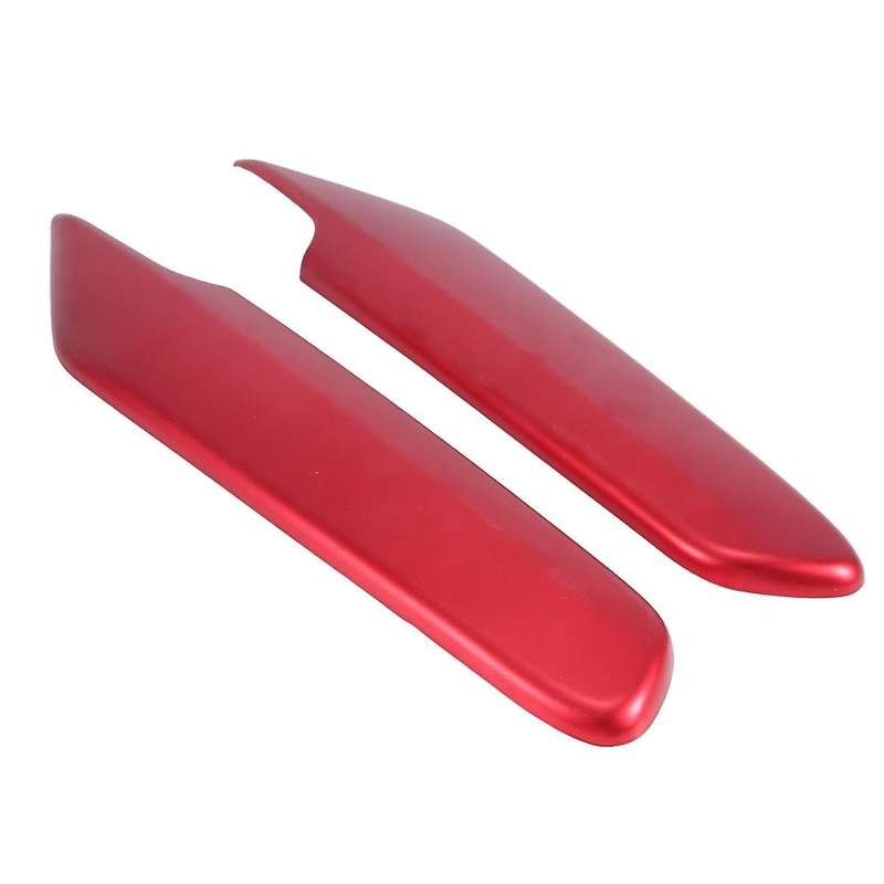4pcs Side Window Switch Cover Strip Trim Decor for 11th 2022 2023 Red Interior Accessories