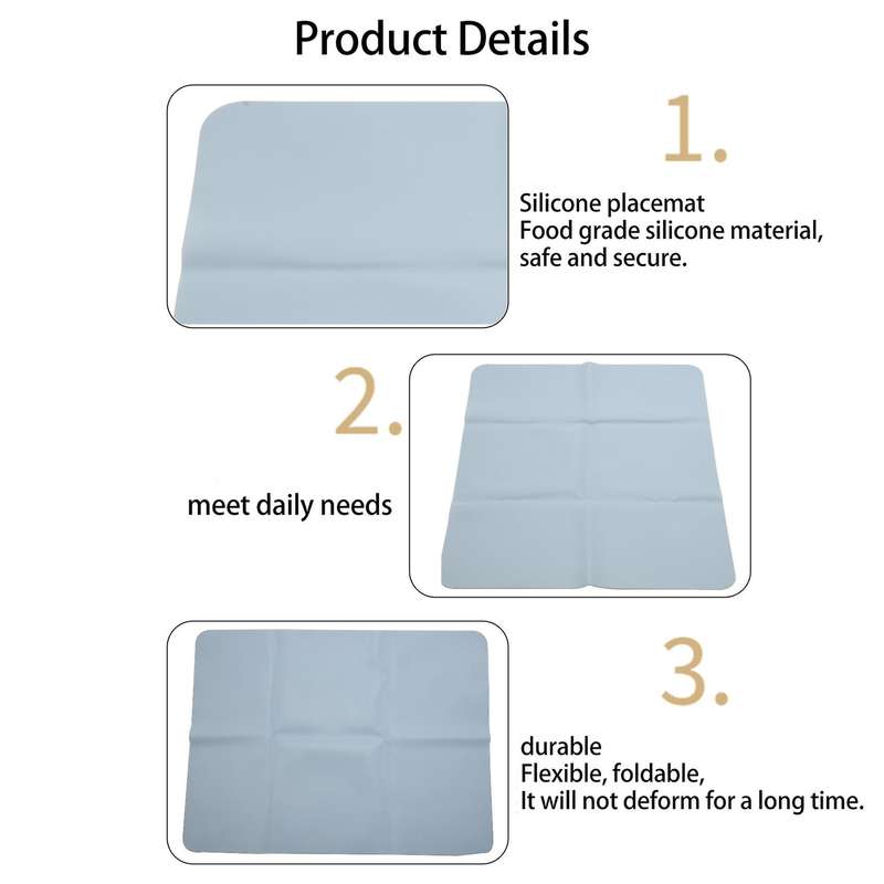 4Pcs Silicone Mats for Kitchen Counter, Large Countertop Protector 16X12inch,Nonskid Heat Resistant