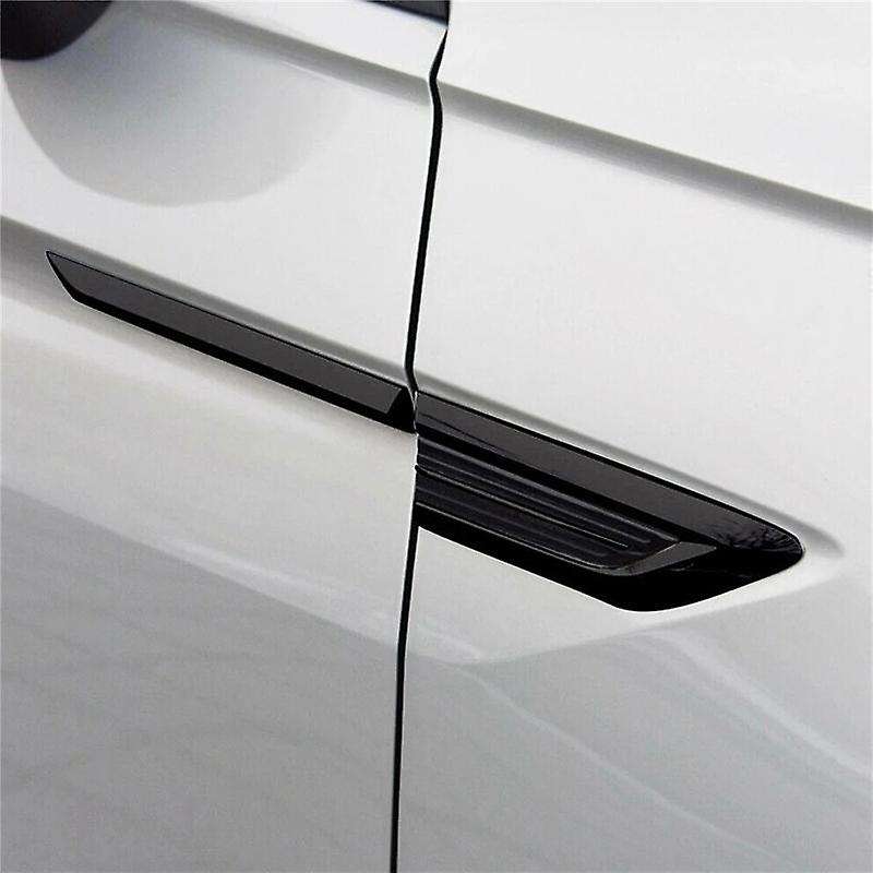 4pcs Side Wing Emblem Cover Trim Stickers Car Exterior Styling Side Wing for  2017 2018 2019