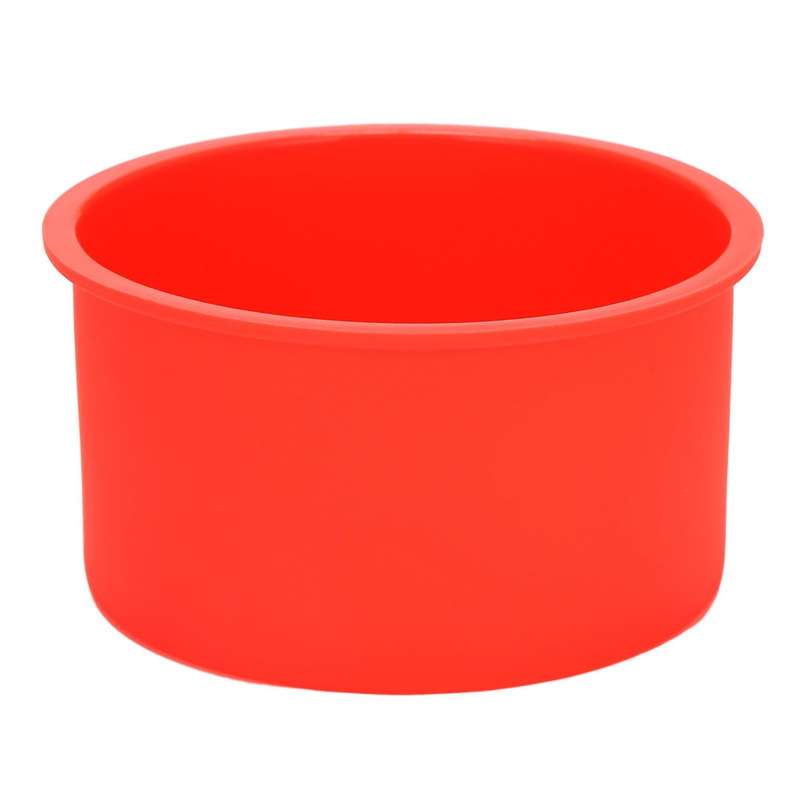 4pcs Silicone Cake Moulds Tins Round Set, Red and Blue Round Cake Non-stick Baking Mould Bakeware T