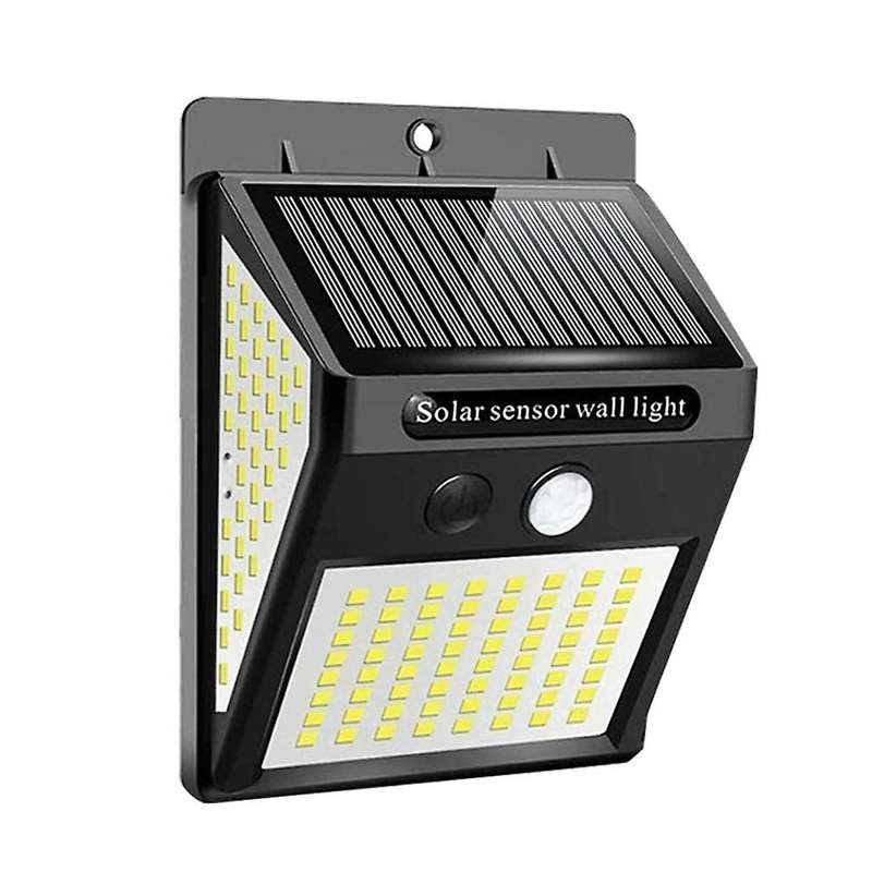 4Pcs Solar Wall Light Outdoor 144 LED Waterproof Solar Motion Sensor Lights for Garden Patio Pathway