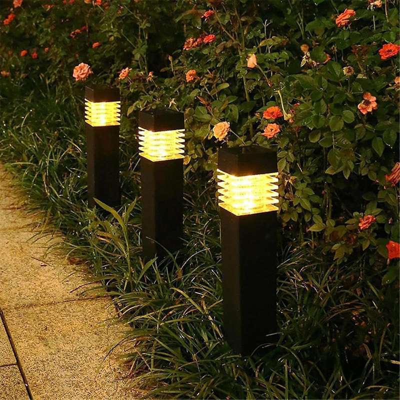 4pcs Solar Powered Solar-powered De-icing Light, Solar Outdoor De-icing Light, Solar Ground Plug-in