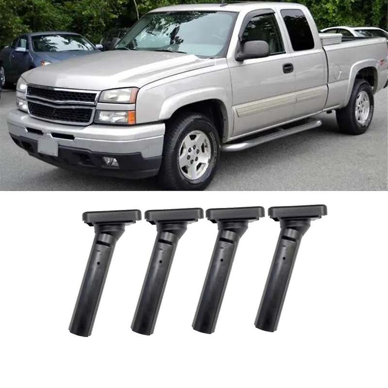 4pcs Spare Tire Carrier Lock Cylinder Case 15182986 for 1999-2007 Rear Bumper Tire Lock Cover 157618