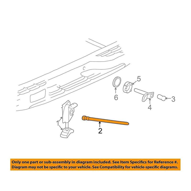 4pcs Spare Tire Hoist Shaft Guide 15078834 for Esv Ext 1999-2013