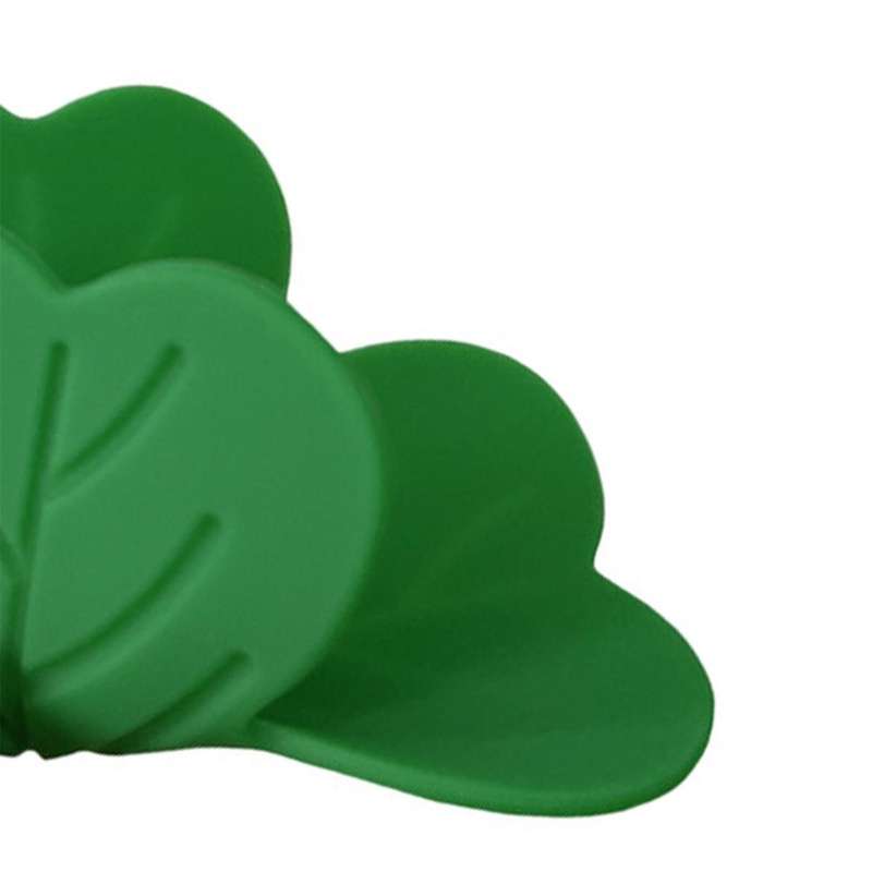 4Pcs St. 'S Day Coaster Silicone Green Drink Coasters Non-Slip Insulations Tea Cup Mats Coffee Coast