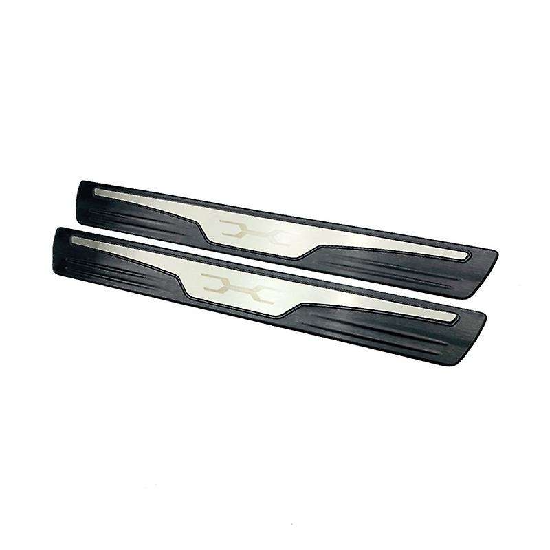 4Pcs Stainless Steel Door Sill Scuff Plate Pedal Threshold Trim Cover for Venza 2020 B