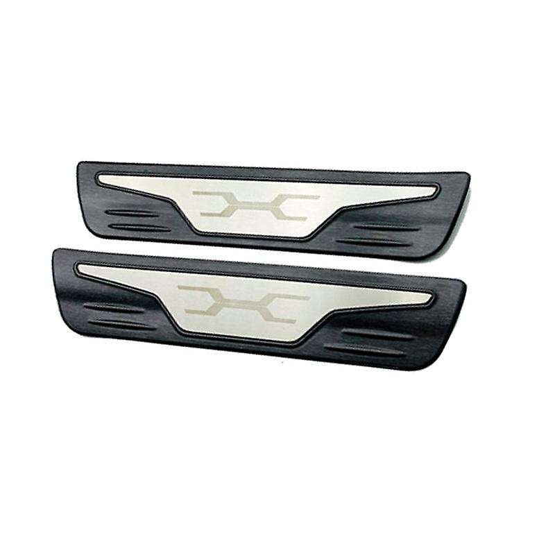 4Pcs Stainless Steel Door Sill Scuff Plate Pedal Threshold Trim Cover for Venza 2020 B