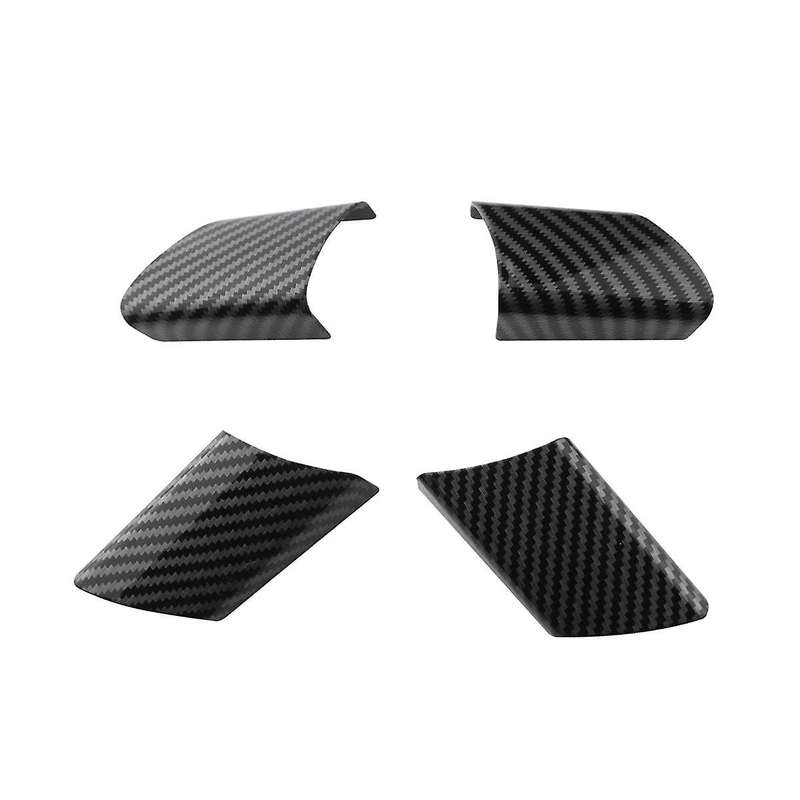 4pcs Steering Wheel Trim Sticker Steering Wheel Panel Cover for Fox 2003 2004 2005 2006 2007