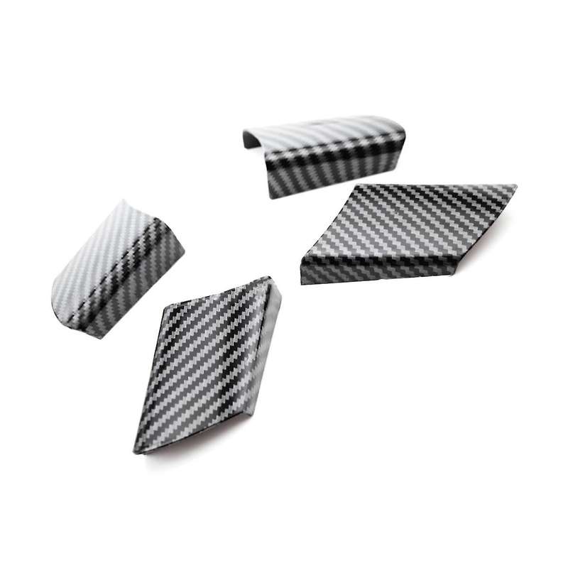 4pcs Steering Wheel Trim Sticker Steering Wheel Panel Cover for Fox 2003 2004 2005 2006 2007
