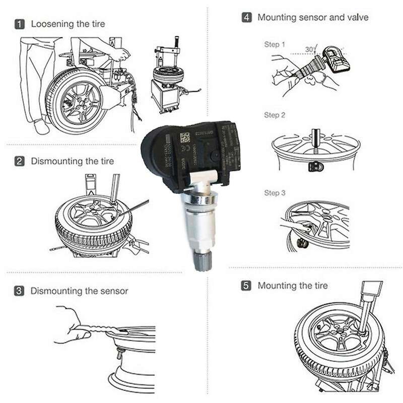 4pcs Tire Pressure Sensor 52933-3n100 529333n100 529332m650 Tpms Valve Wheel Pressure Monitor Syste