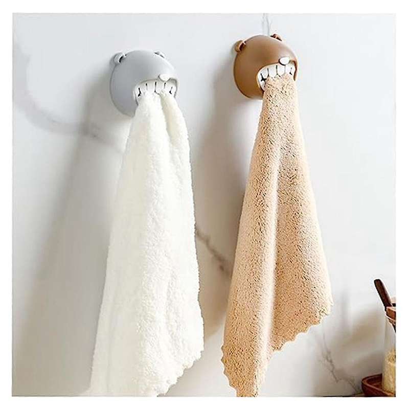 4pcs Towel Hooks Kitchen Towel Hook Towel Holder Wall Hooks for Towels Bathroom Accessories Towel H