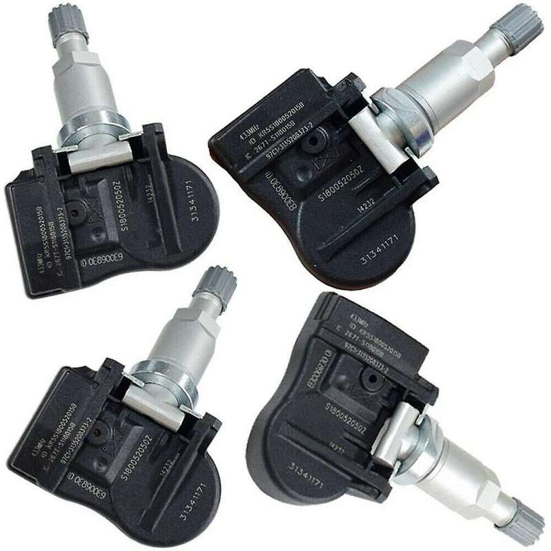 4Pcs TPMS Sensor 31341171 Tire Pressure Sensor for C30 C70 S40 S60 S70 S80 V40 V50 XC60 XC70 XC90