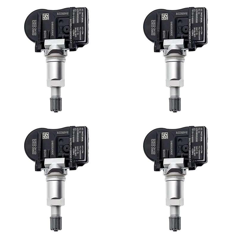 4PCS Tire Pressure Sensor TPMS 52933-3N100 for Accent I30 Ix20 Ceed 52933-2J100 52933-B1100 433MHz