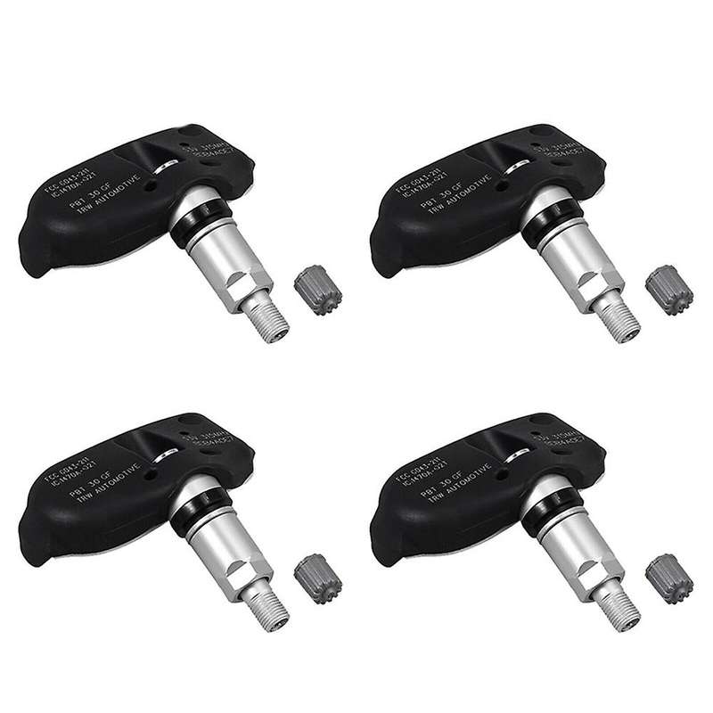 4Pcs TPMS Tire Pressure Monitor Sensor for Odyssey Pilot RL TL 2005-2014 06421-S3V-A04