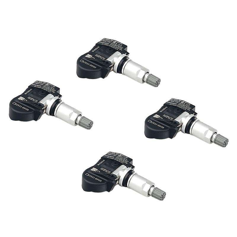 4Pcs TPMS Tire Pressure Monitor Sensor System 433Mhz Fit for 52933D9100 52933-D9100