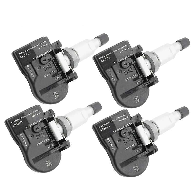 4Pcs TPMS Tire Pressure Monitoring Sensor 52933-D4100 for Sport Sorento Soul 16-20