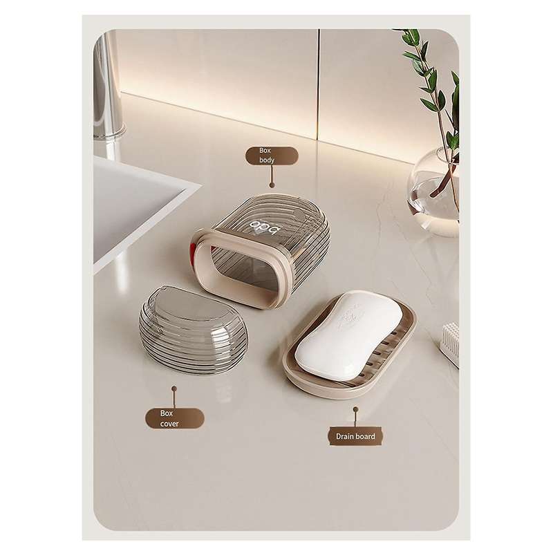 4PCS Travel Soap Case Portable Soap Holder Travel Soap Container with Lid Portable Bar Soap Case Tra