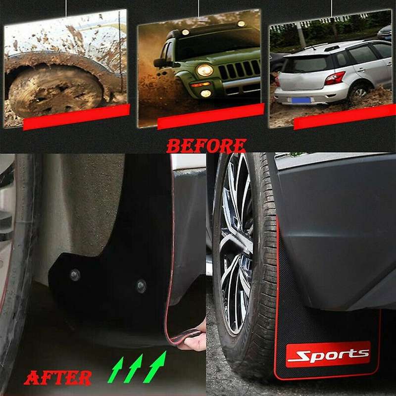 4Pcs Universal Mud Flaps Mudguards Splash Guards for All Car SUV Truck --