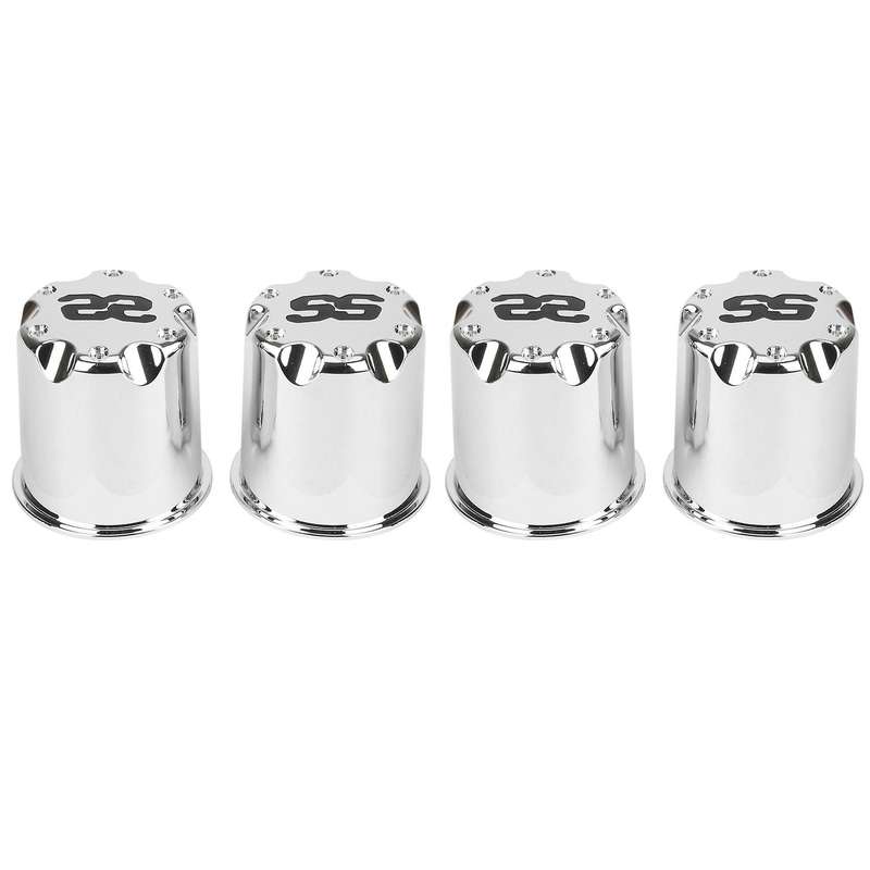 4Pcs Universal Golf Cart Wheel Center Cap Cover,Plastic 8 Inch Wheel Center Hub Cap for Club Car