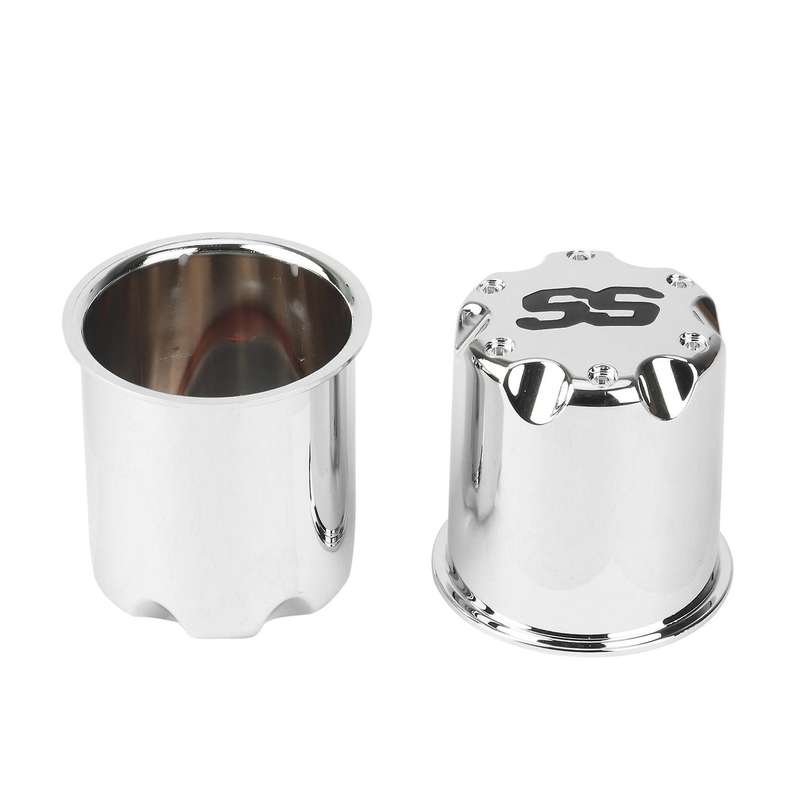 4Pcs Universal Golf Cart Wheel Center Cap Cover,Plastic 8 Inch Wheel Center Hub Cap for Club Car