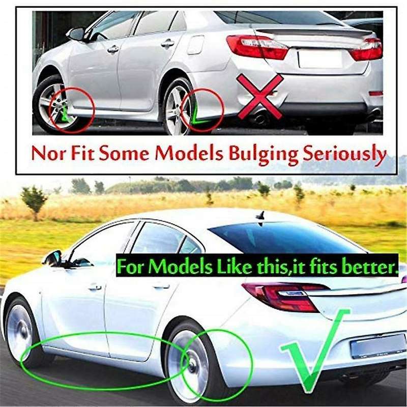 4pcs Universal Mud Flaps Mudguards Splash Guards for Car Suv Sedan ---