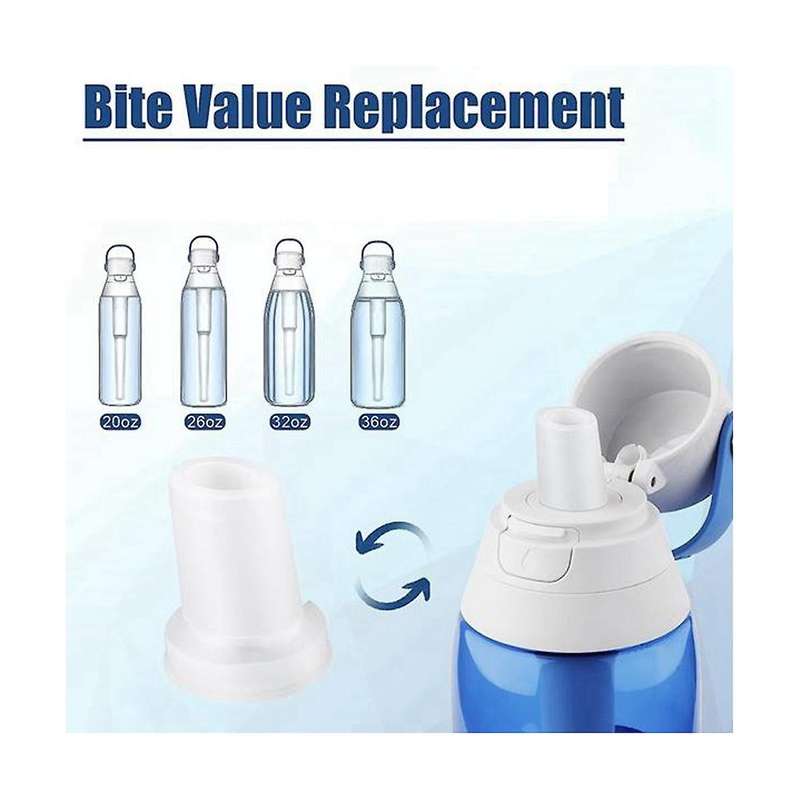 4pcs Valve Replacement for Water Bottle Replacement Silicone Water Bottle Mouthpiece Replacement