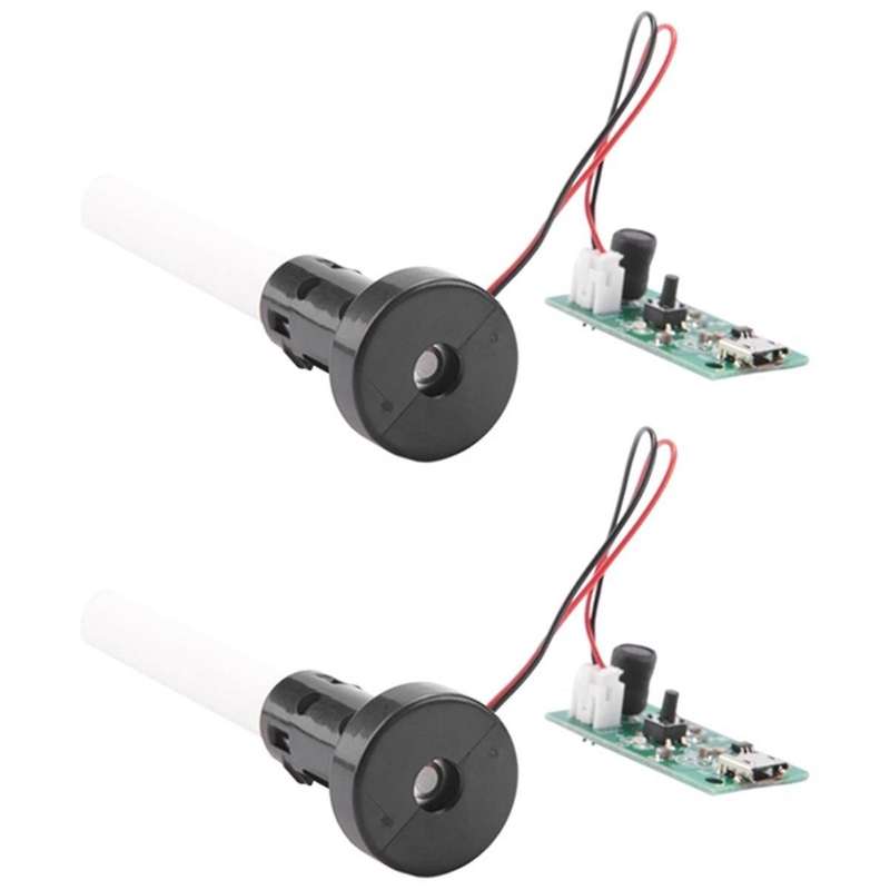 4Pcs USB Mini Humidifier Mist Driver Circuit Board Fogger Atomization Film Atomizer Sheet DIY Kits