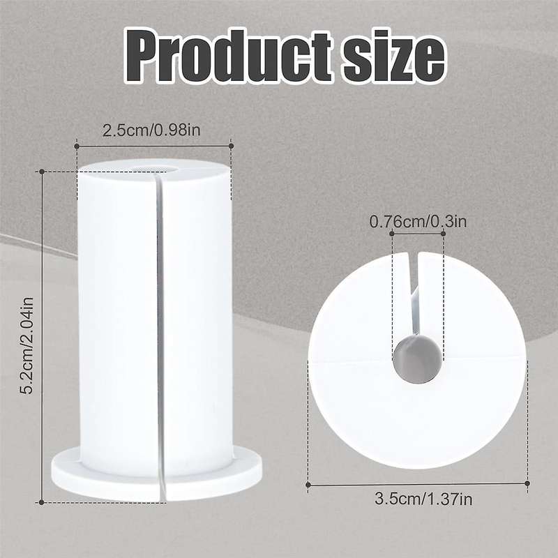 4Pcs Wall Hole Cable Routing Kit for , Silicone Cable Feed Through Bushings Wall Grommets for 1Inch