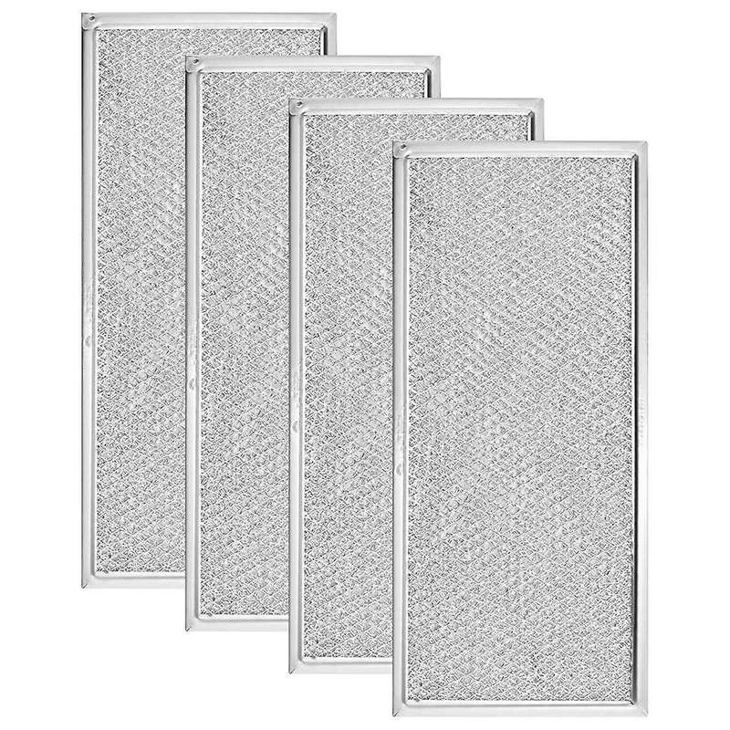 4PCS W10208631A Microwave Grease Filter Aluminum Mesh Filter for Microwaves Replaces Filter