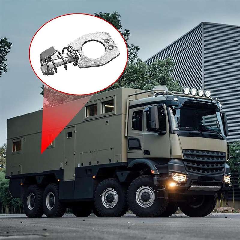 4pcs Water Heater Cam Lock Rv Water Heater Cam Lock Parts Rv Campers Door Latch Fastener (silver)