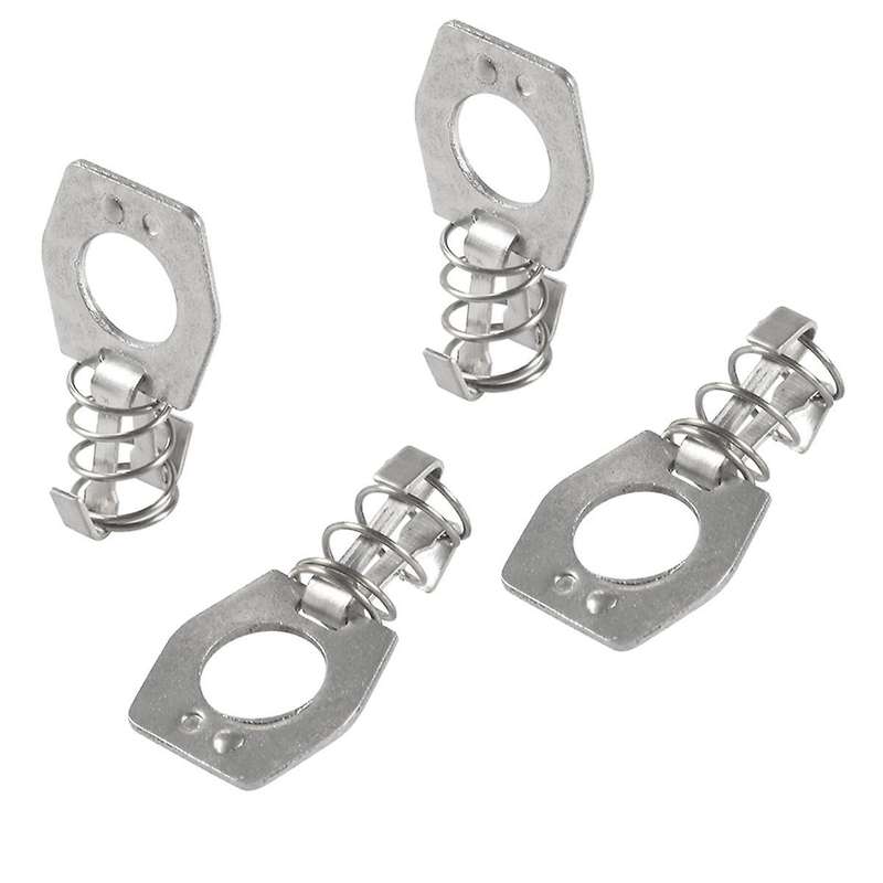 4pcs Water Heater Cam Lock Rv Water Heater Cam Lock Parts Rv Campers Door Latch Fastener (silver)