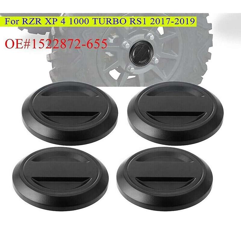 4pcs Wheel Tire Rim Hub Center Cap Cover 1522872-655 for 2017+ Rzr Xp Xp4 Rs1 1000 Turbo / Center