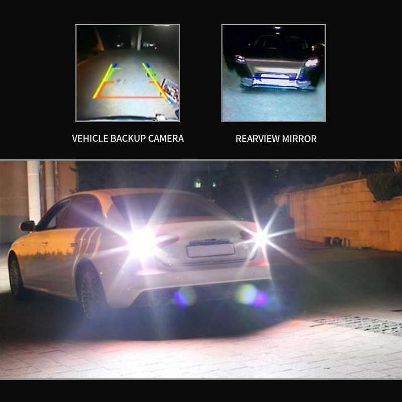 4Pcs White Canbus LED Bulb for Car Backup Reverse Lights 912 921 T15 W16W