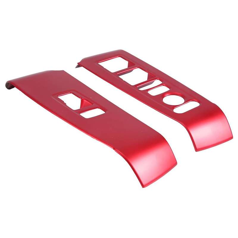 4pcs Window Lift Switch Cover Trim Decor for 11th 2022 2023 Red Interior Accessories