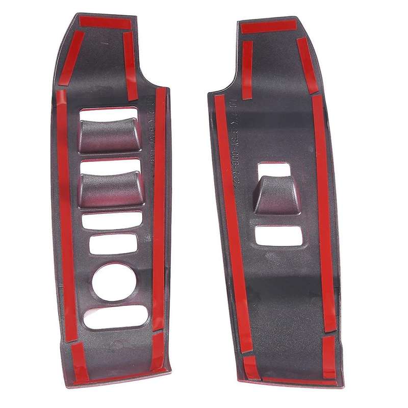 4pcs Window Lift Switch Cover Trim Decor for 11th 2022 2023 Red Interior Accessories