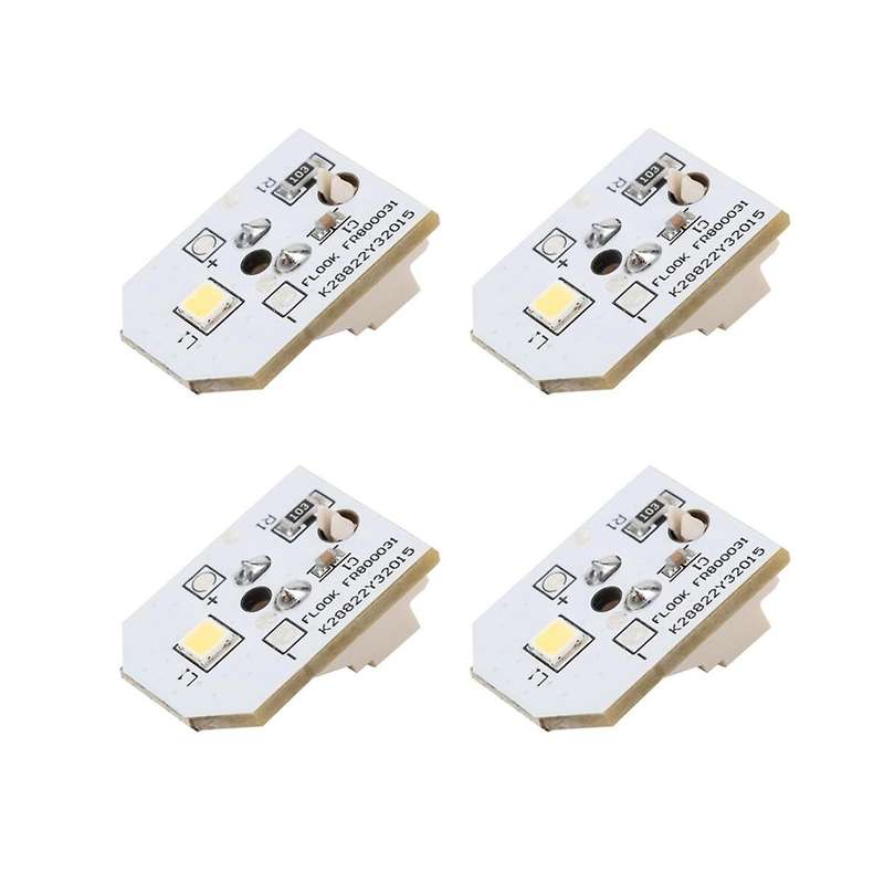 4PCS WR55X11132 Refrigerator LED Light for Refrigerator WR55X25754 WR55X26486 WR55X30602 EAP12172918