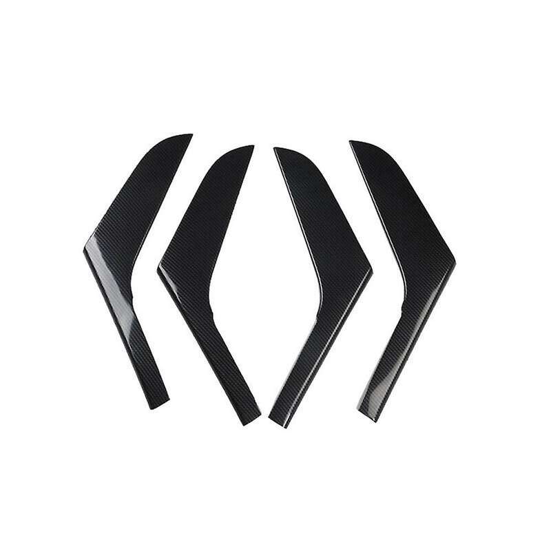 4pcs/lot Car Stickers Abs Carbon Fiber Grain Interior Door Armrest Decoration Cover for Golf 6 Mk6